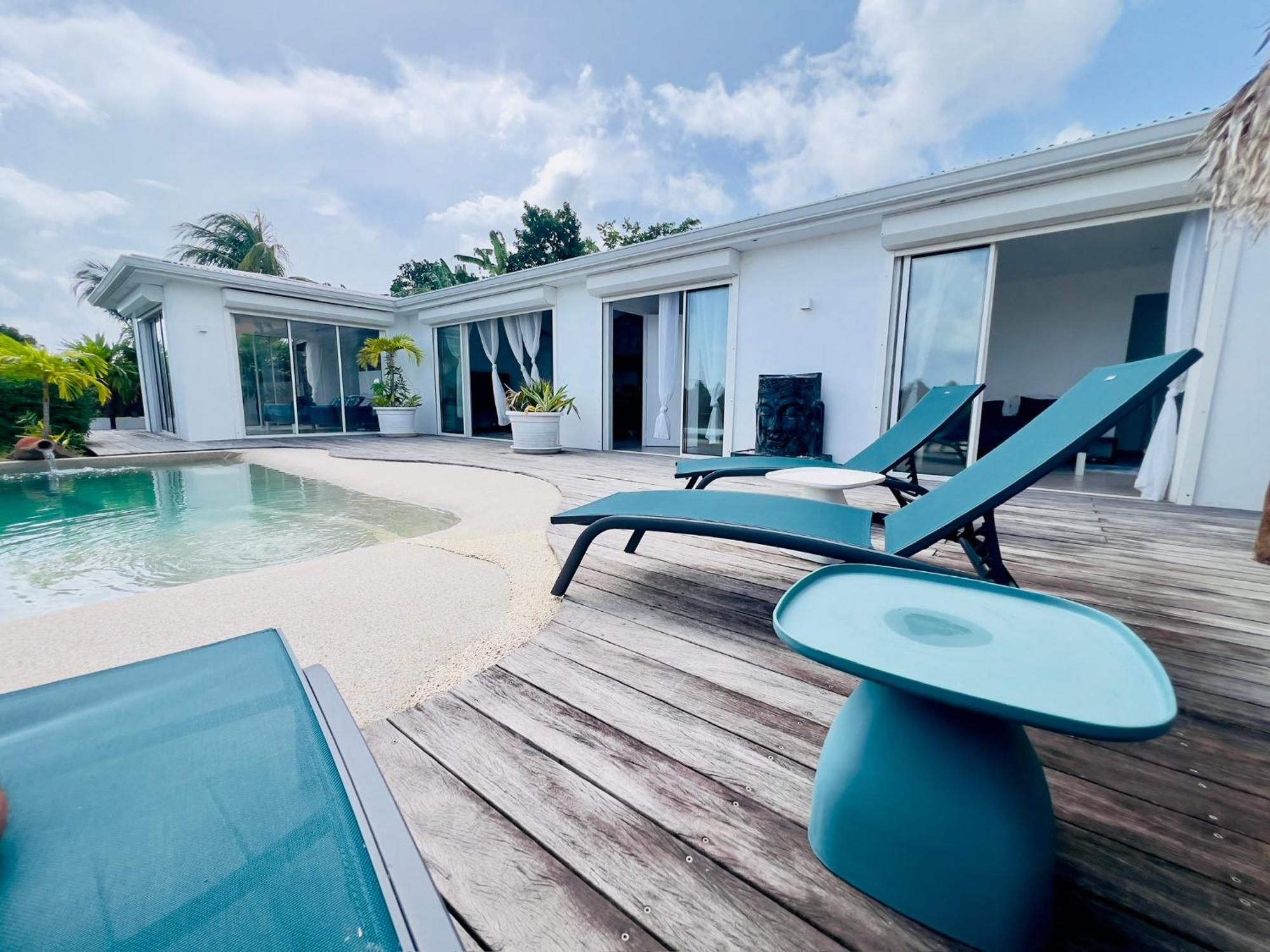 Villa Amaryllis Luxueuse,Piscine,Vue Mer,Plage サント・リュス エクステリア 写真
